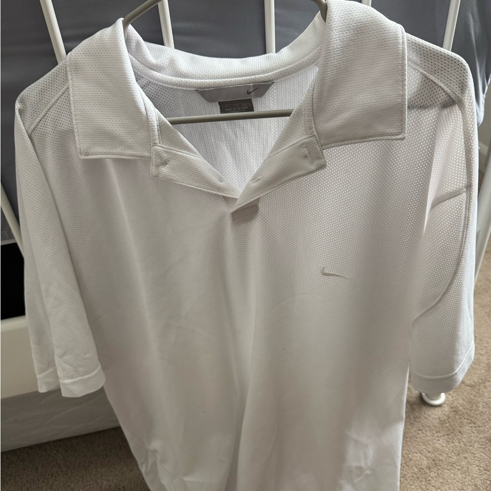 Nike Men's White Polo Shirt